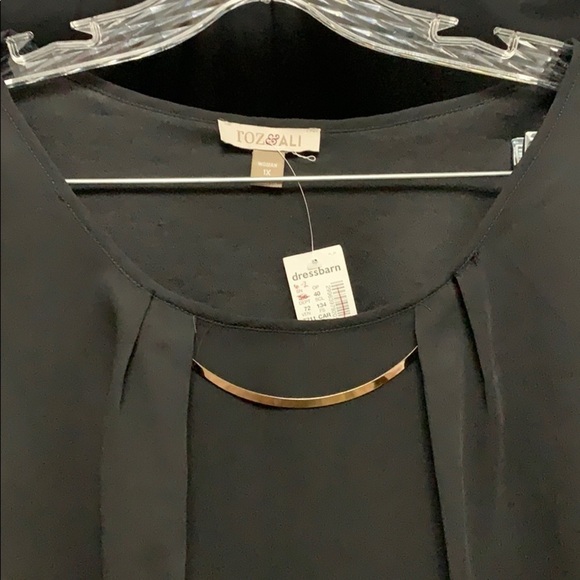 ROZ & Ali Polyester Shirt NWT - Picture 2 of 6